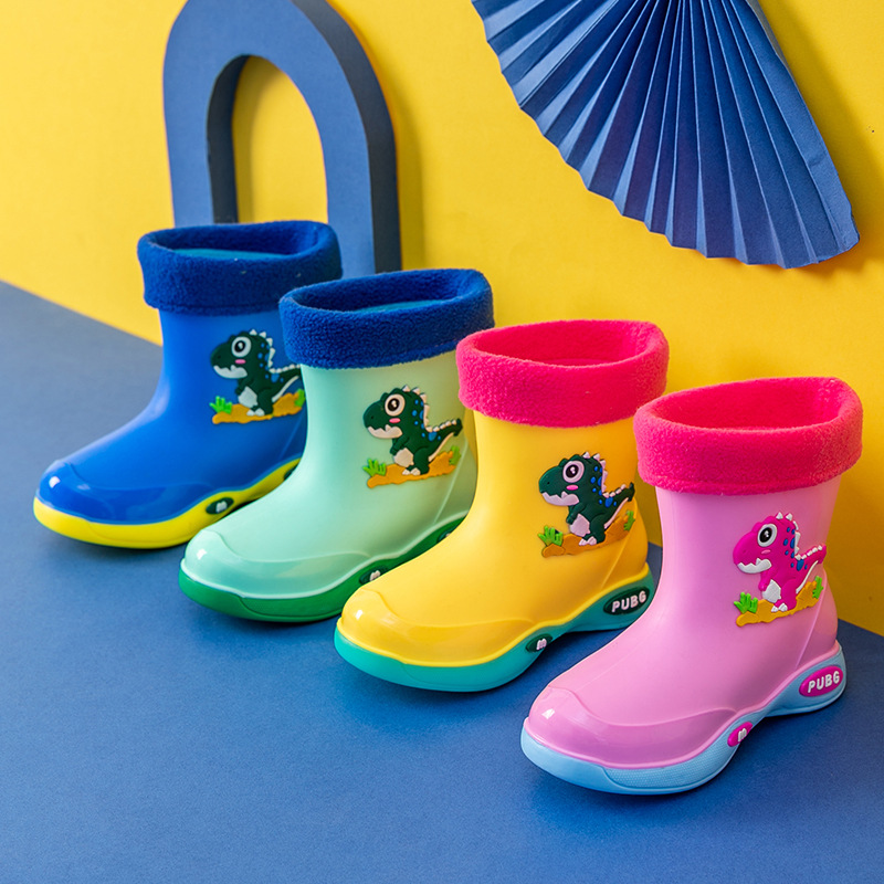 Kids' Thermal Waterproof Rain Boots · YANYAN China shoe factory