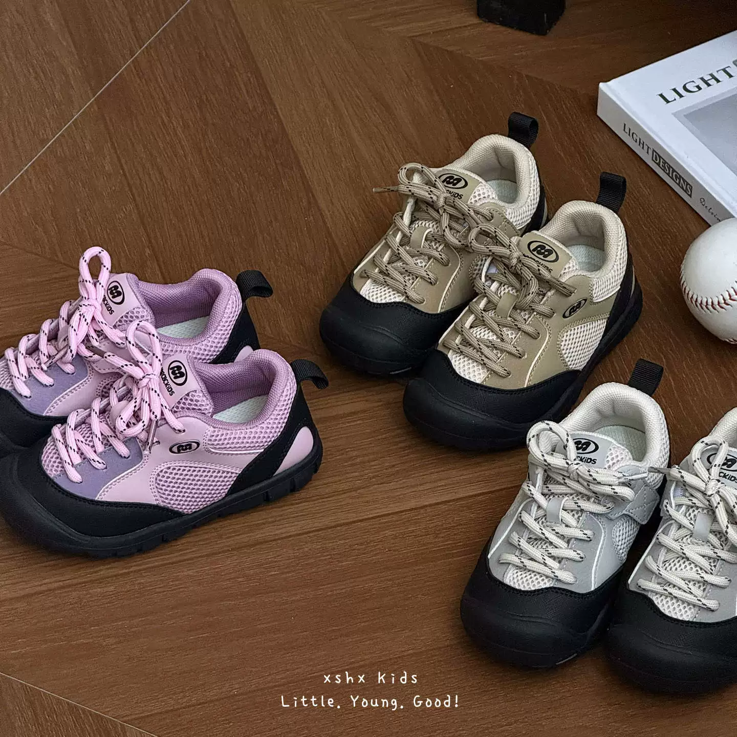 XSHX Schmutzabweisend Atmungsaktiv Kinder Outdoor Schuhe Klett Anti-Rutsch Gummi Sohle · MOHE China shoe factory