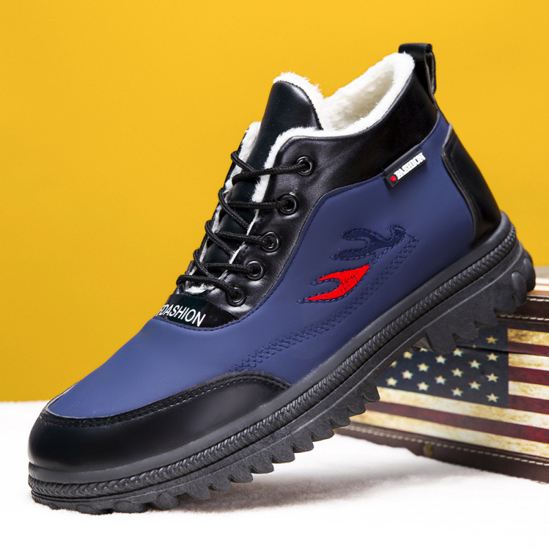Men's High-Top Thermal Snow Boots · YANYAN China shoe factory