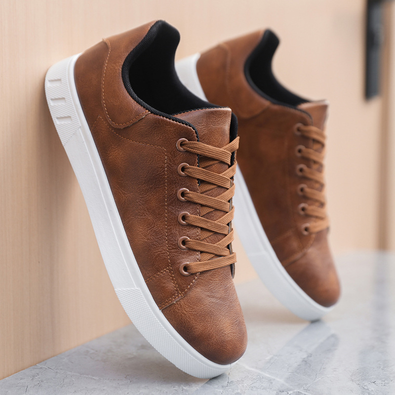 Men's Spring White Skate Shoes · YANYAN China shoe factory