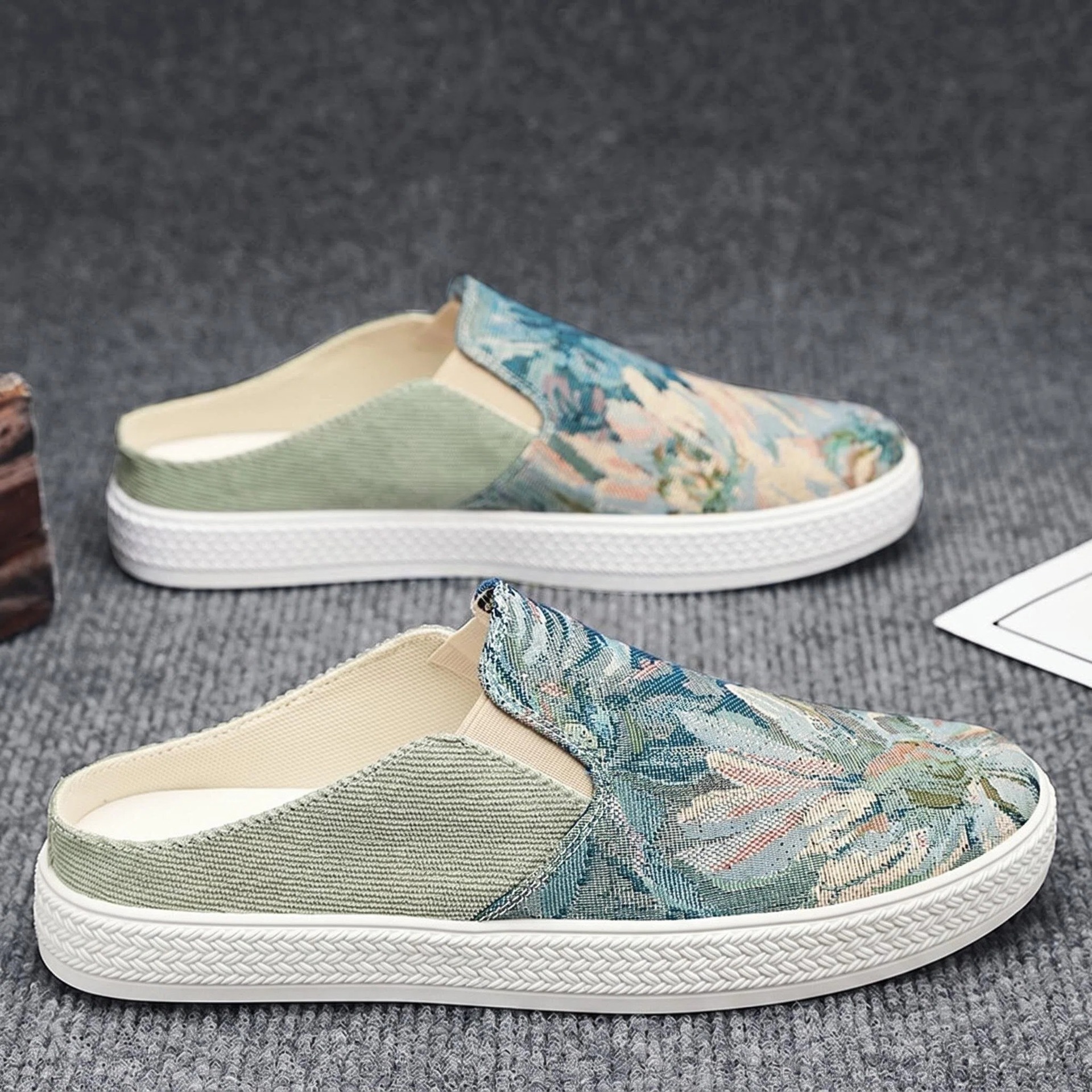 Men's Breathable Closed Toe Slide Sandals Casual · YANYAN China shoe factory