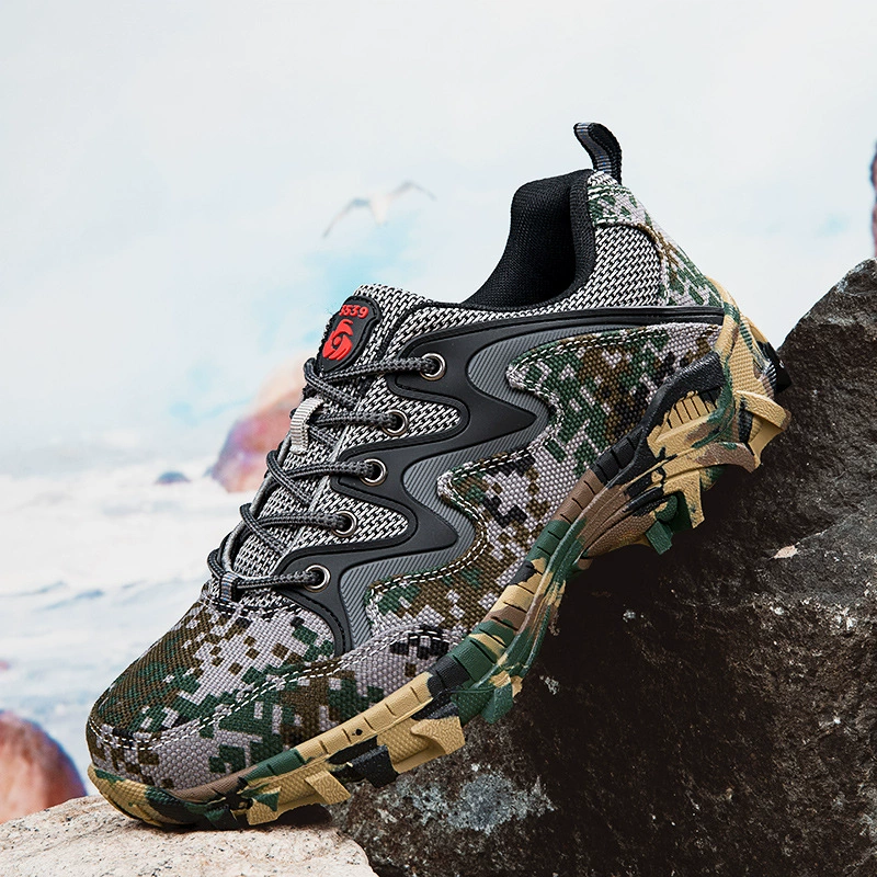 Zapatos Camuflados Unisex de Otoño, Transpirables para Senderismo y Entrenamiento Militar