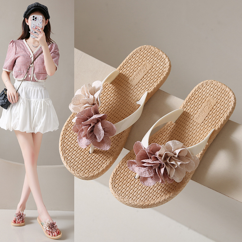 Women's Floral Flip Flops · YANYAN China shoe factory