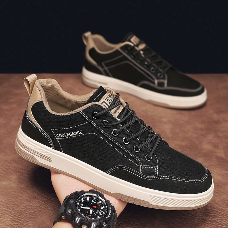Men's Breathable Canvas Skate Shoes · YANYAN China shoe factory