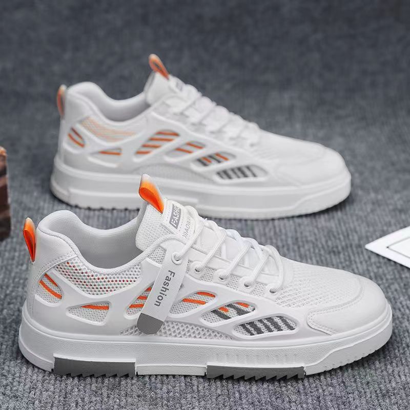 Men's Lace-Up Breathable Mesh Skate Shoes · YANYAN China shoe factory