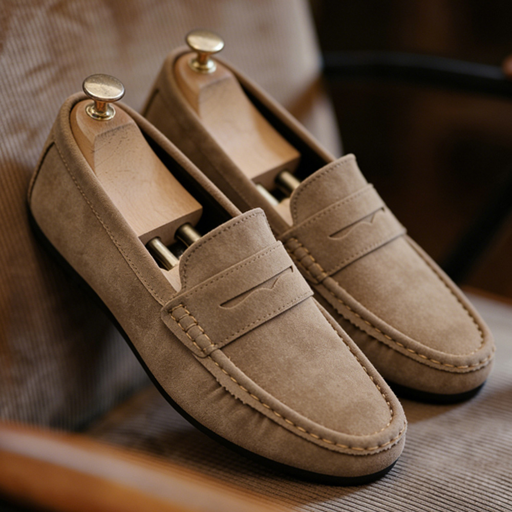 Men's Soft Sole Slip-On Driving Loafers · YANYAN China shoe factory