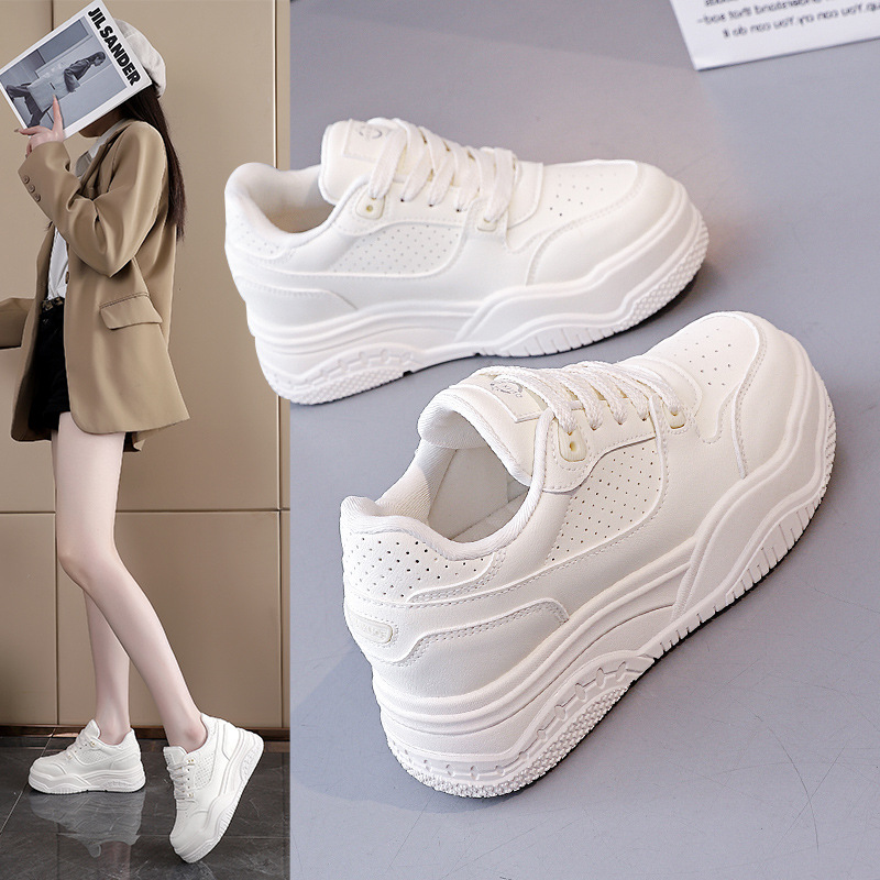 Women's Platform White Skate Shoes · YANYAN China shoe factory