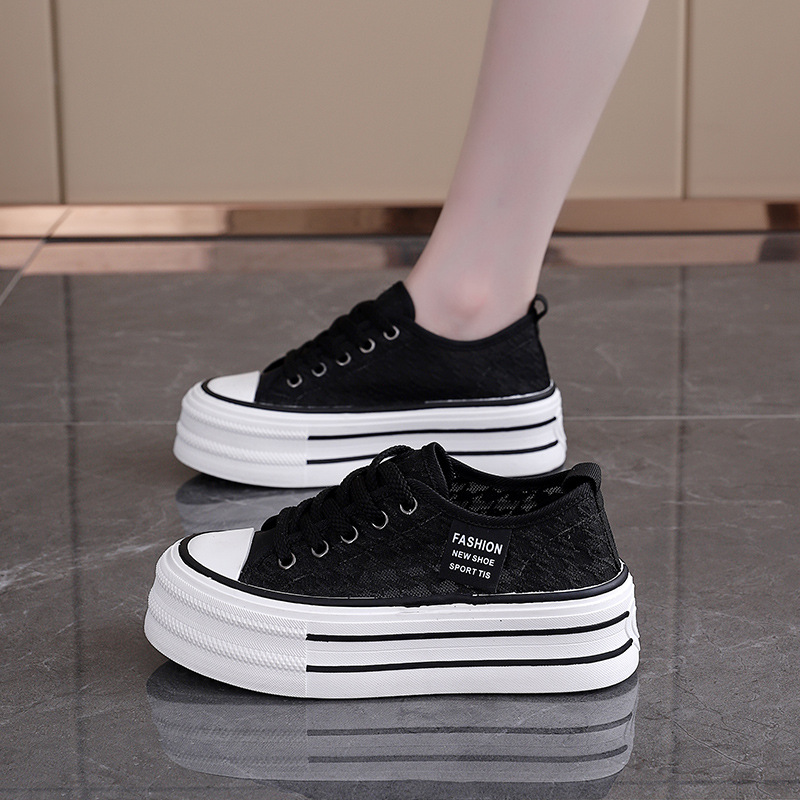 Platform White Skate Shoes for Women · YANYAN China shoe factory