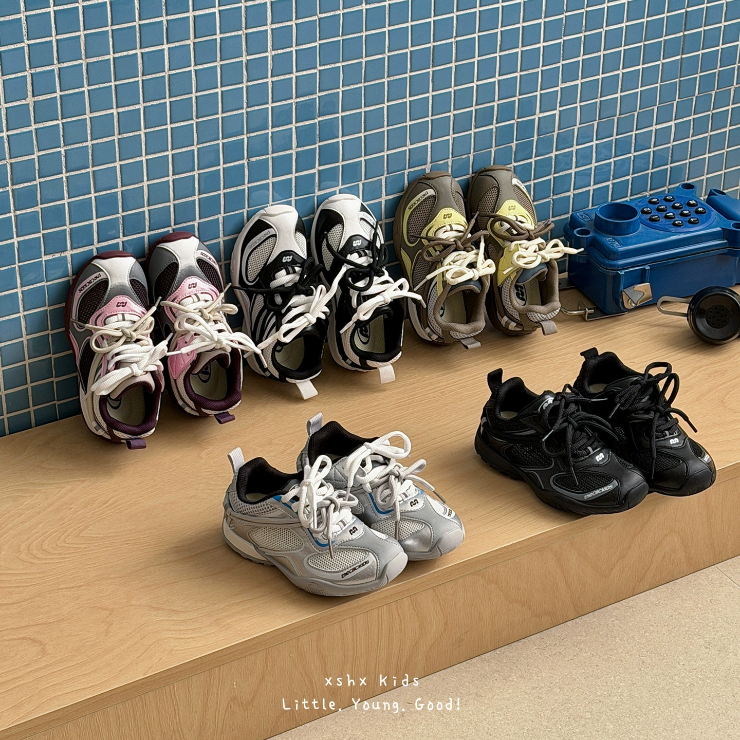 XSHX Tênis Retro de Sola Fina Infantis com Malha Respirável, Sola de Borracha e Velcro · MOHE China shoe factory