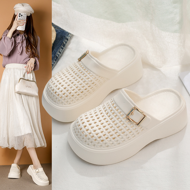 Women's Closed Toe Mule Sandals · YANYAN China shoe factory
