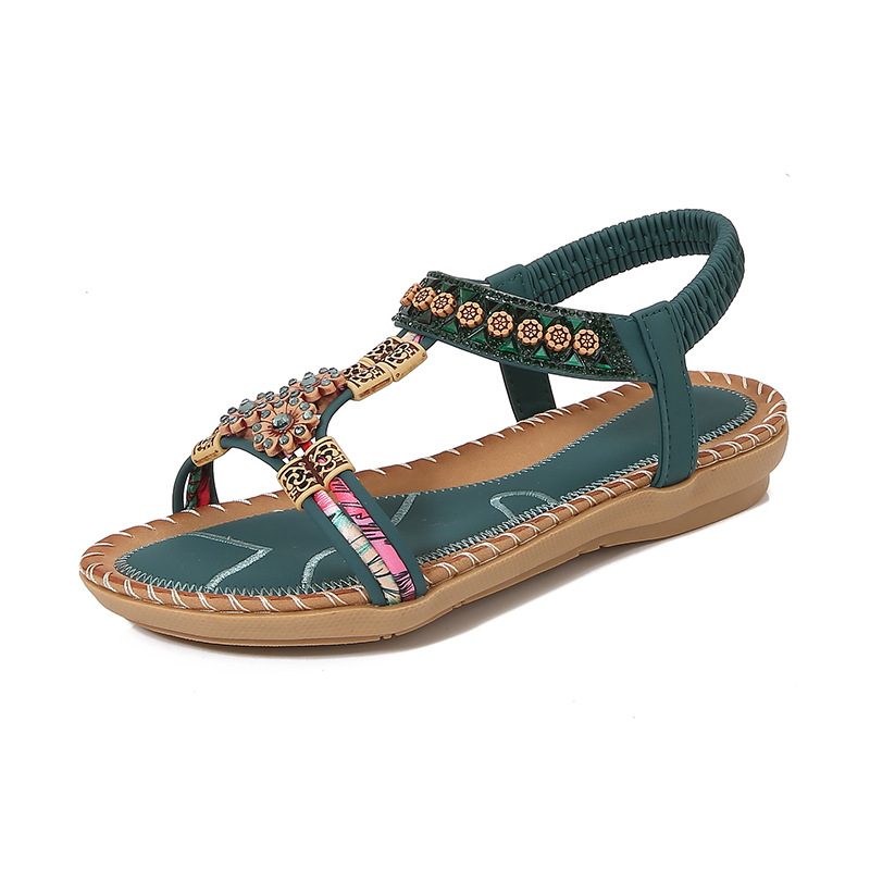 Women's Bohemian Flat Sandals · YANYAN China shoe factory