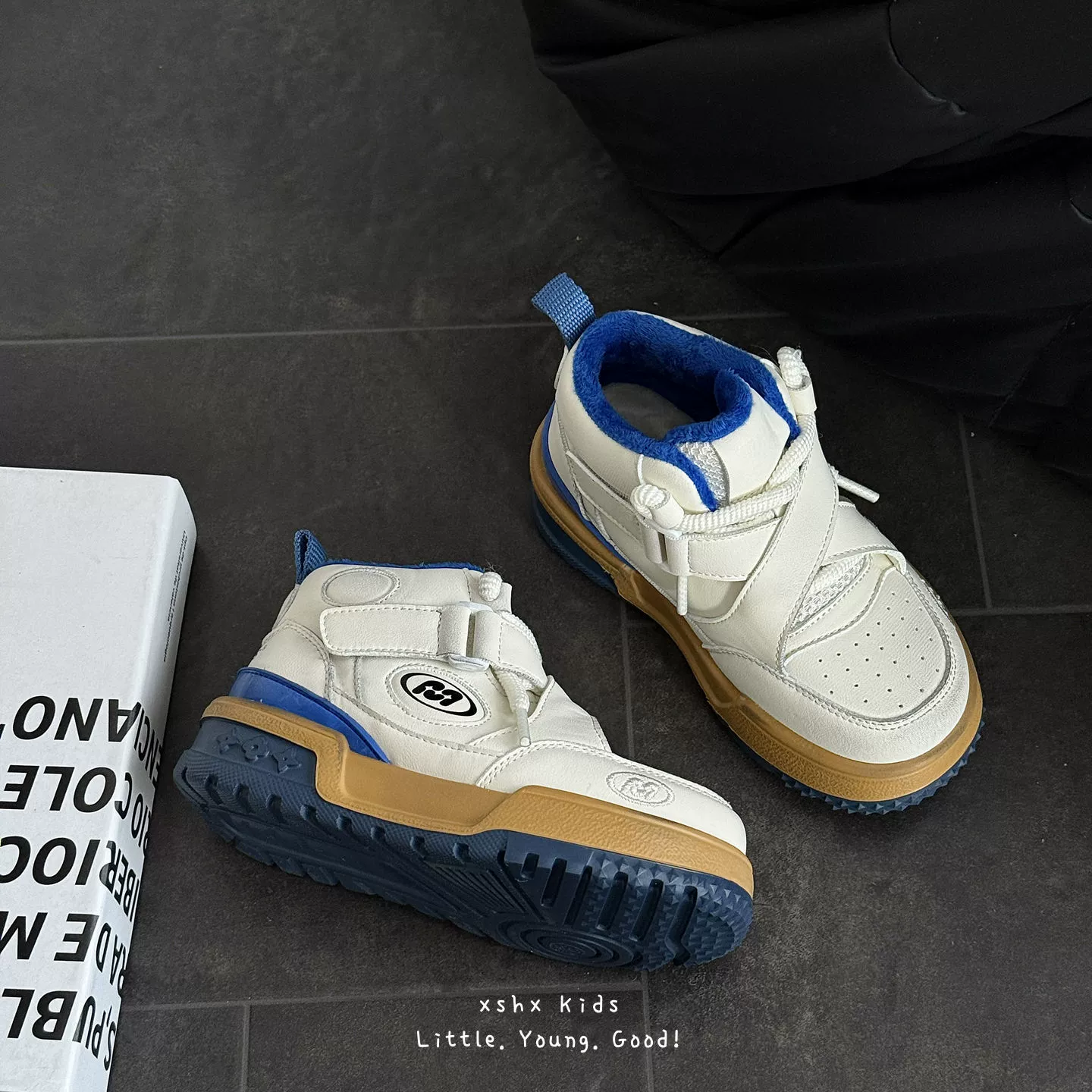 XSHX American Street Basketballschuhe für Kinder, leicht, hoch geschnitten, rutschfest · MOHE China shoe factory