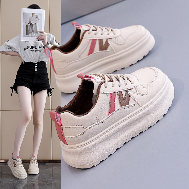 Women's Leather Platform Skate Shoes · YANYAN China shoe factory