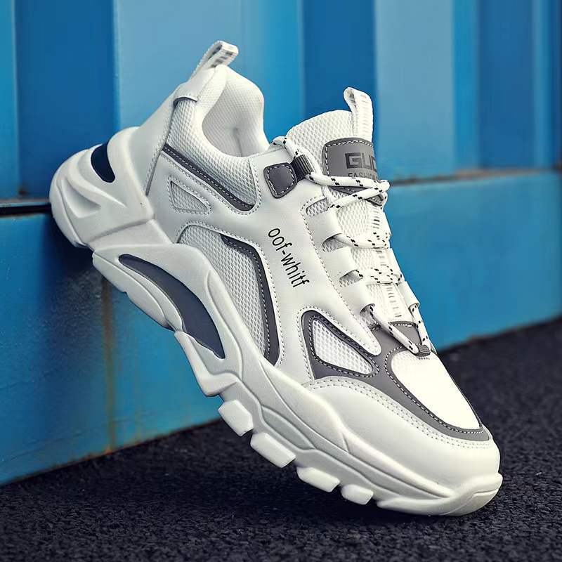 Men's Mesh Lace-Up Sneakers · YANYAN China shoe factory