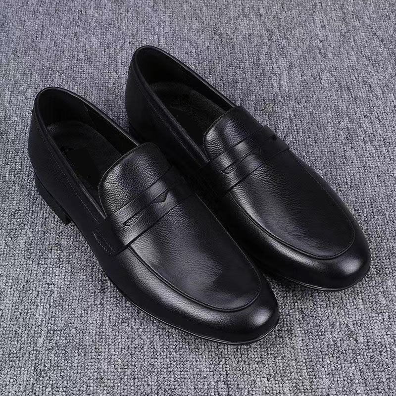 Men's Soft Leather Business Loafers · YANYAN China shoe factory