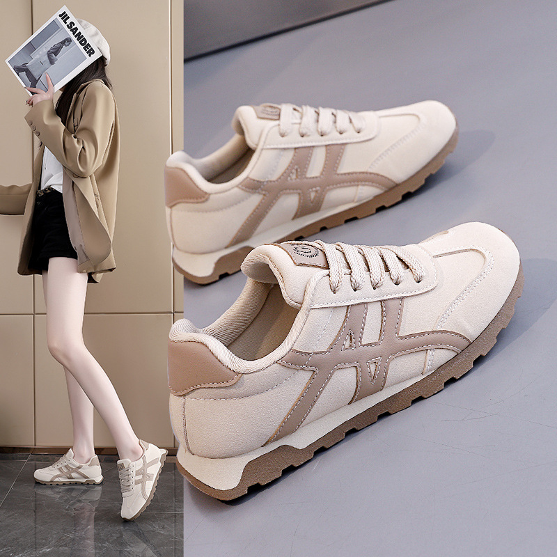 Women's German Trainer White Shoes · YANYAN China shoe factory
