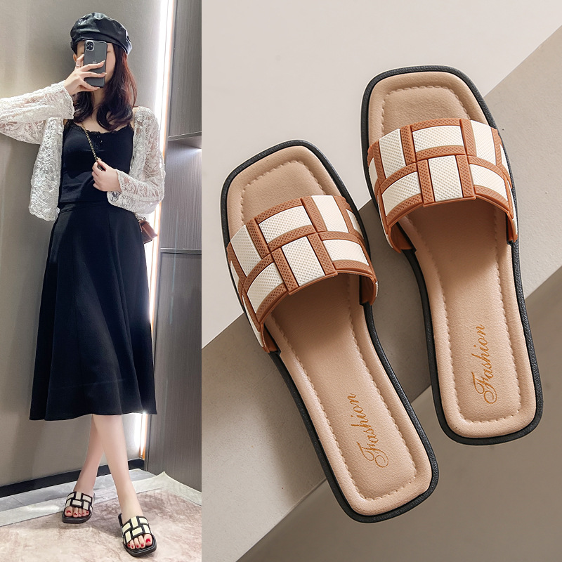 Women's Summer Anti-Slip Flat Slide Sandals · YANYAN China shoe factory
