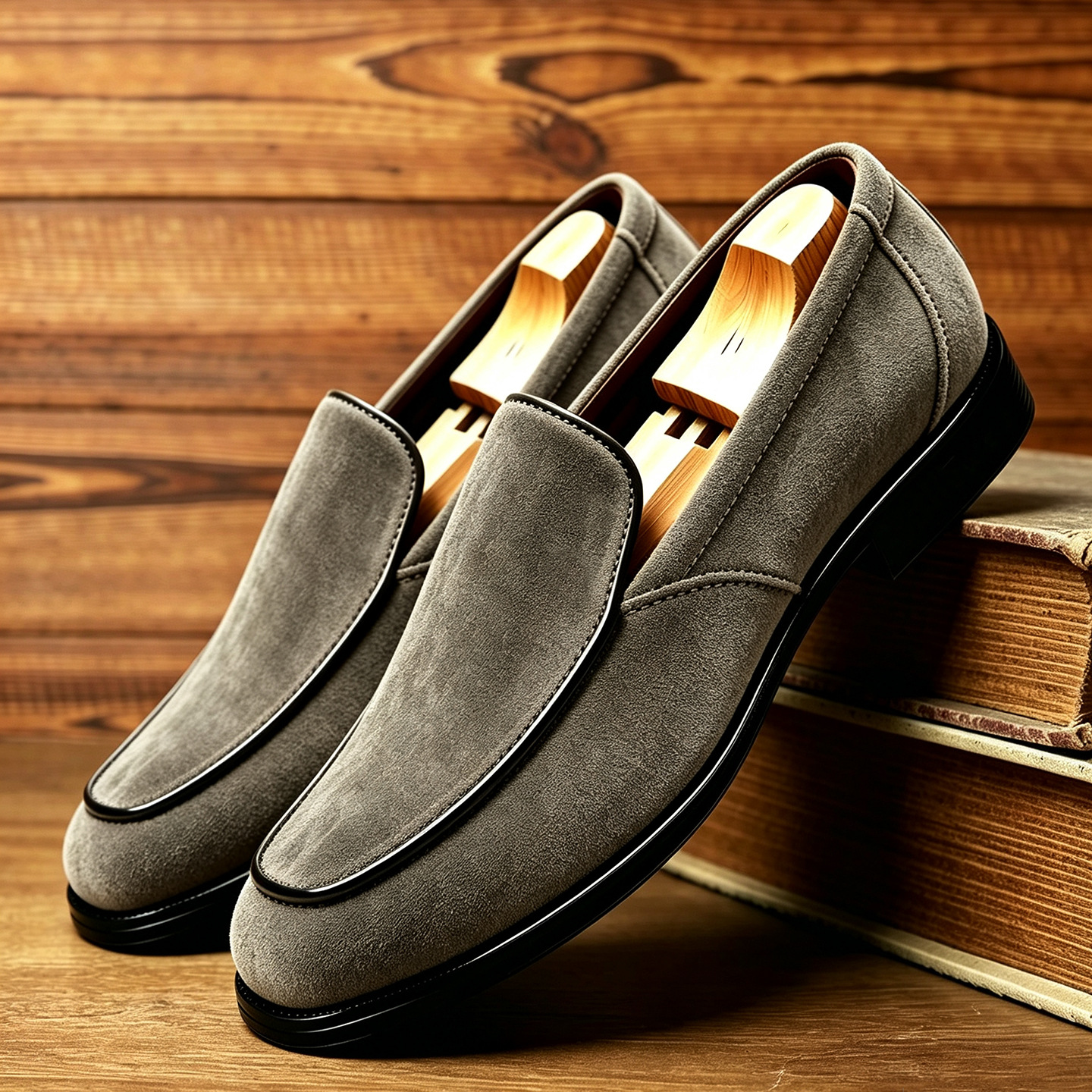 Men's Retro Business Leather Loafers · YANYAN China shoe factory