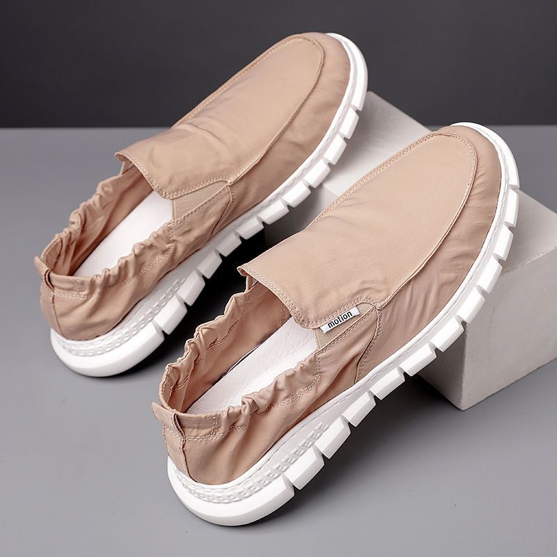 Men's Canvas Slip On Sock Sneakers Breathable · YANYAN China shoe factory