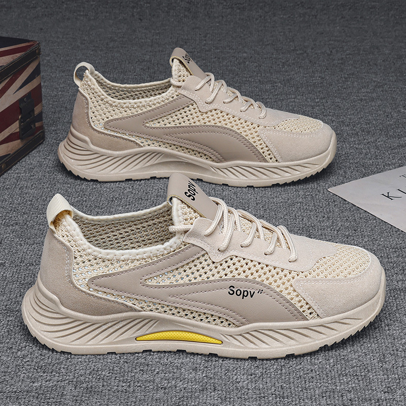 Men's Breathable Mesh Work Sneakers · YANYAN China shoe factory