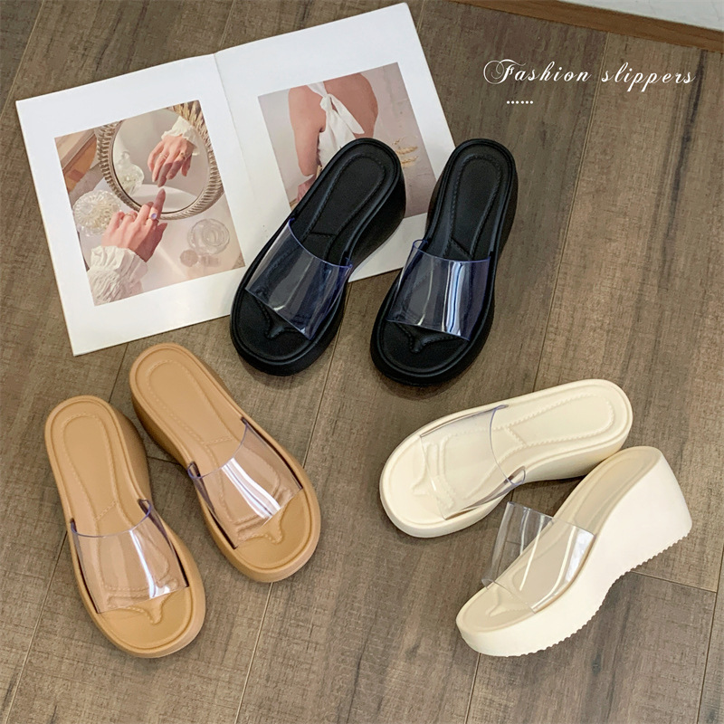 Women's Clear Platform Slide Sandals · YANYAN China shoe factory