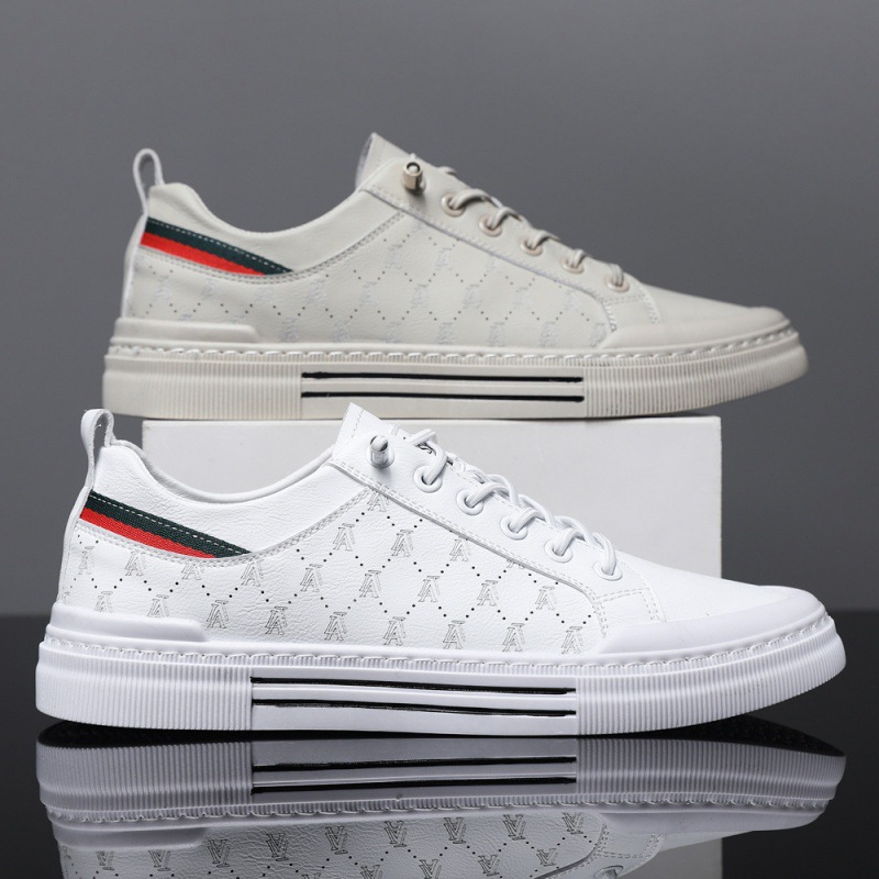 Men's Breathable White Skate Shoes · YANYAN China shoe factory
