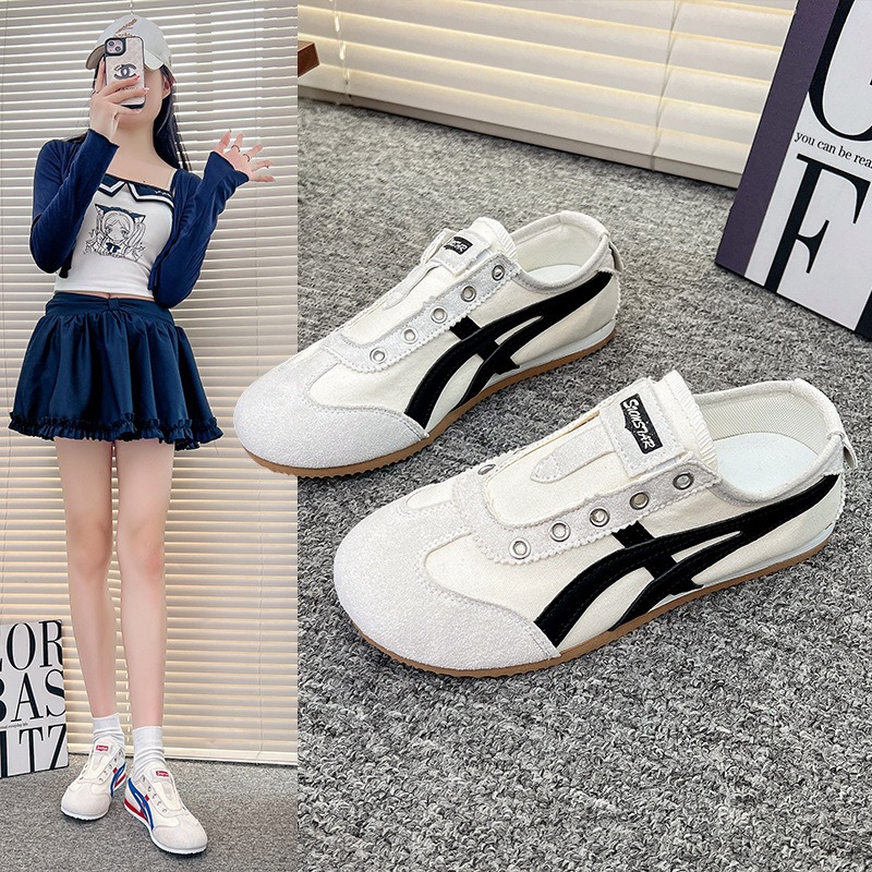 Women's Retro Color Block Running Sneakers · YANYAN China shoe factory
