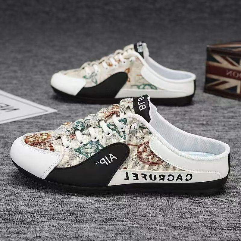 Men's Backless Slip-On Half Slides · YANYAN China shoe factory