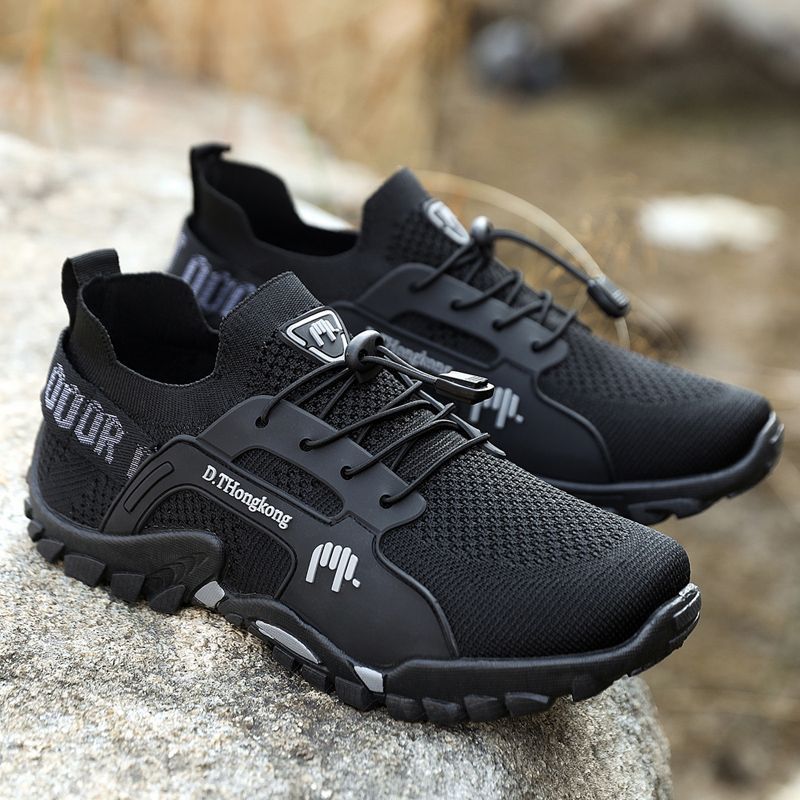 Men's Mesh Outdoor Hiking Sneakers · YANYAN China shoe factory