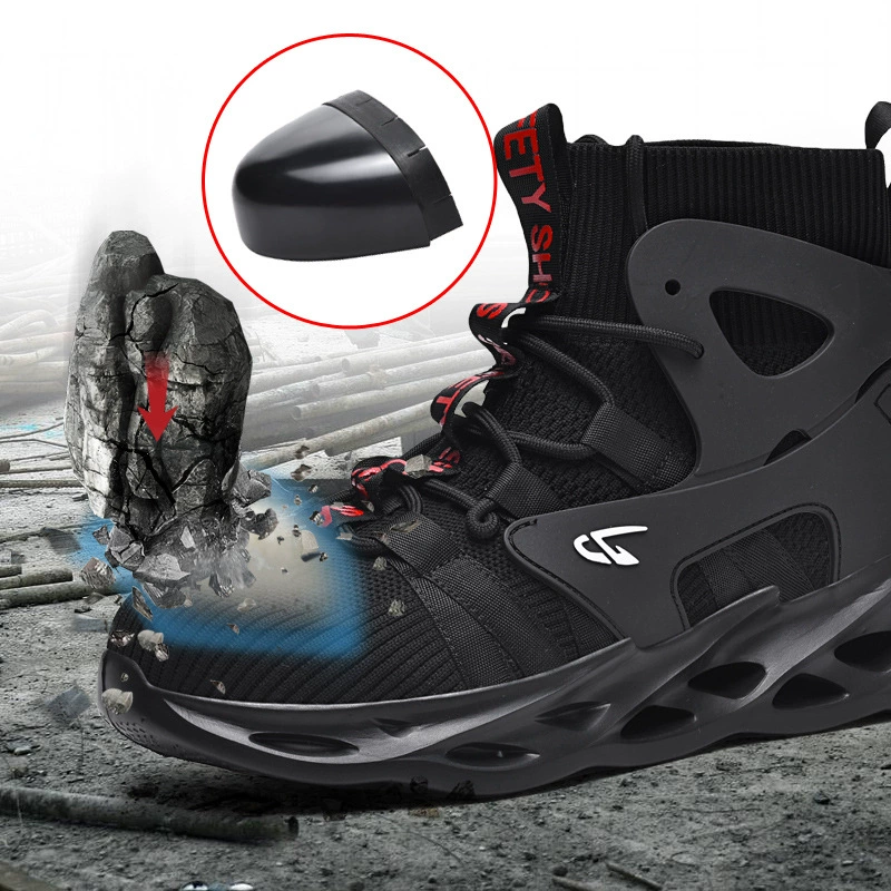New Men's Size 46 Safety Shoes Steel Toe Puncture-Proof Summer Breathable Work