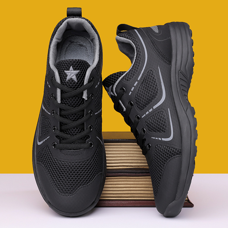 Men's Lace-Up Mesh Training Shoes · YANYAN China shoe factory