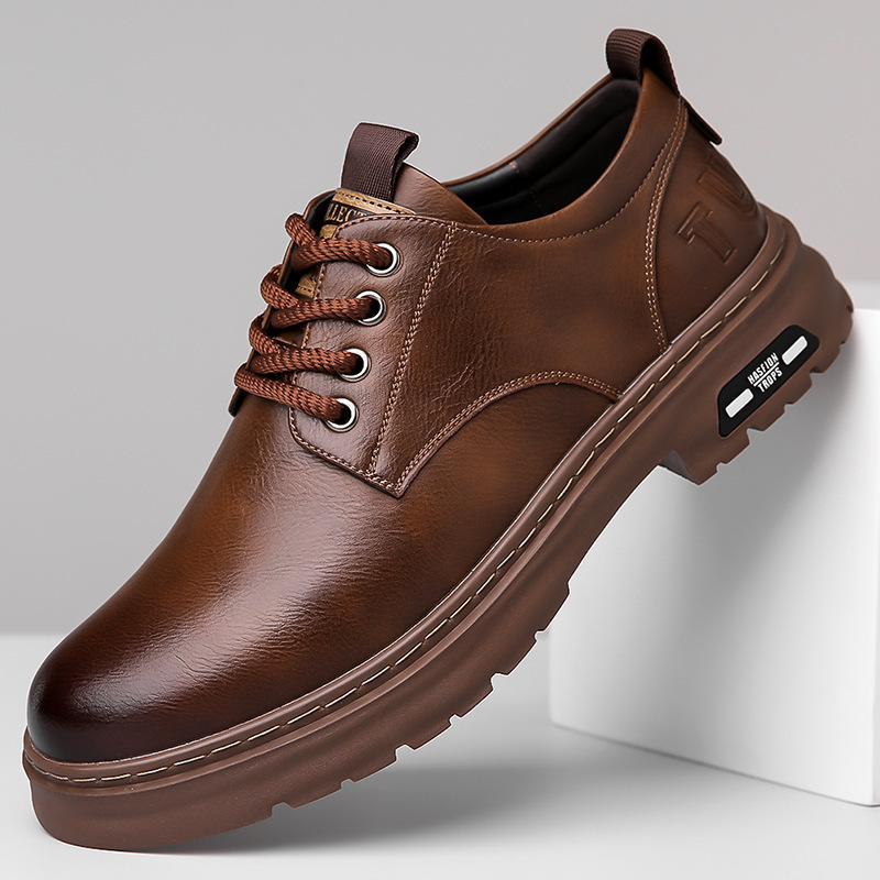 Men's Soft Sole Business Leather Shoes · YANYAN China shoe factory