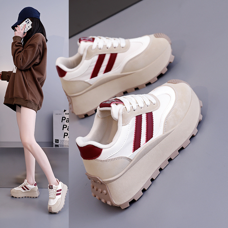 Women's Platform White Skate Shoes · YANYAN China shoe factory