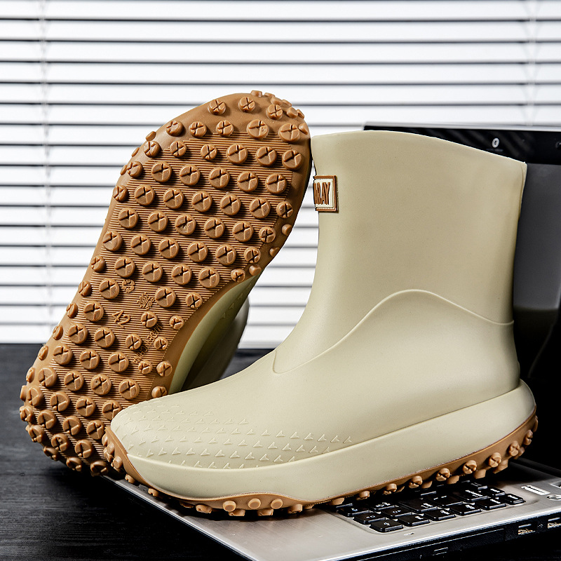 Men's Waterproof Short Rain Boots · YANYAN China shoe factory