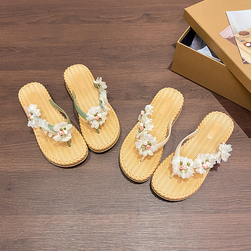 Women's Floral Thong Sandals · YANYAN China shoe factory