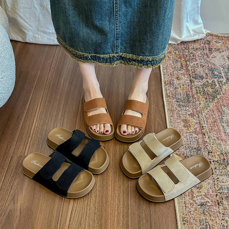 Women's Platform Cork Slide Sandals · YANYAN China shoe factory