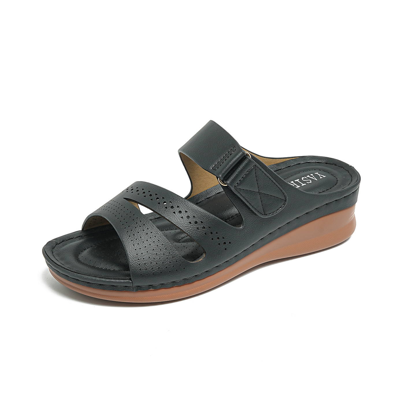 Women's Plus Size Platform Velcro Sandals · YANYAN China shoe factory