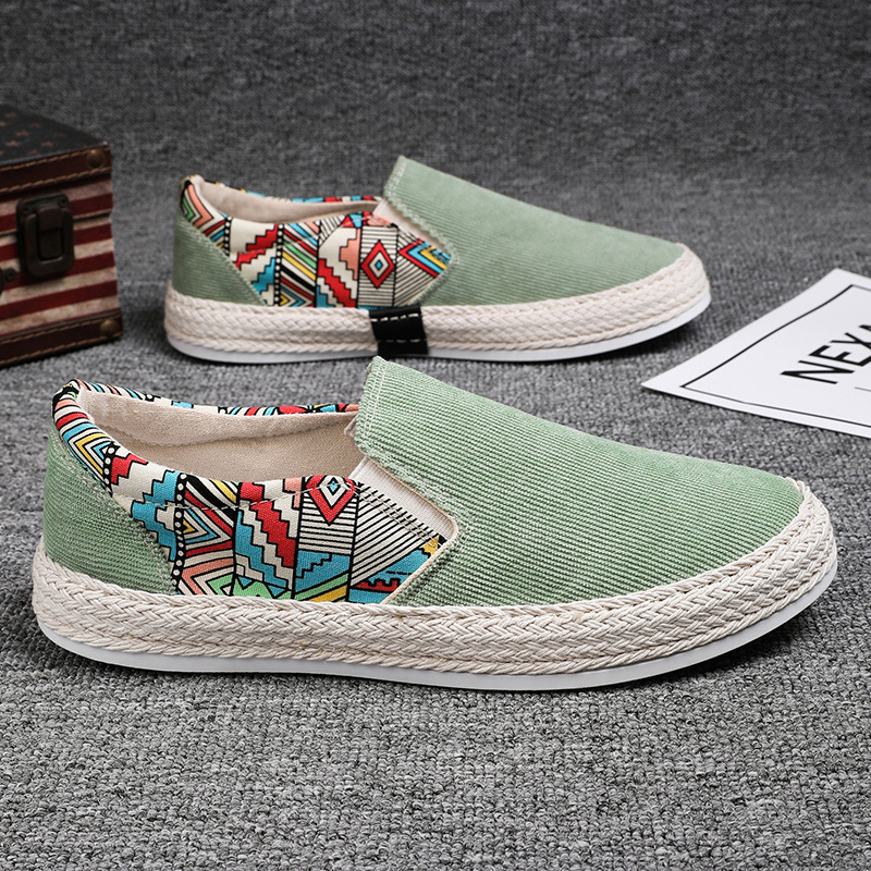 Men's Slip-On Handmade Cloth Shoes · YANYAN China shoe factory