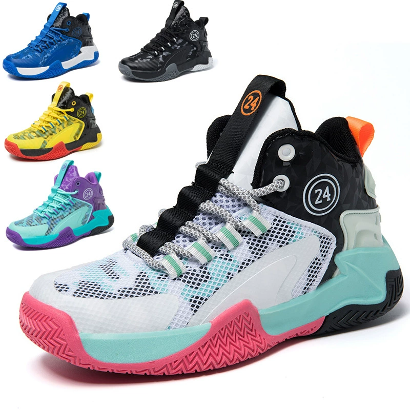 2025 Frühling Jungen Freizeit Basketballschuhe für Mittel & Große Kinder Schul Sport