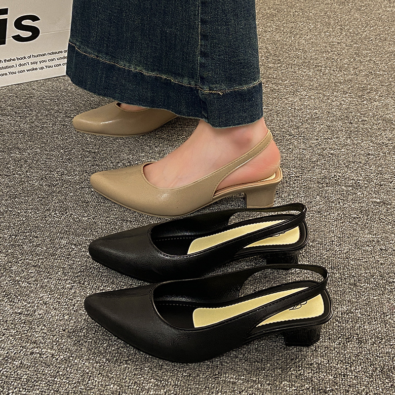 Women's Closed Toe Heeled Sandals · YANYAN China shoe factory