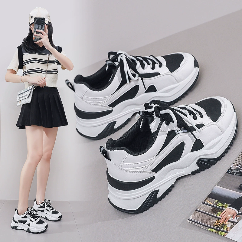 Zapatillas Chunky Mujer 2025 Primavera Transpirables Suela Gruesa Casual A28