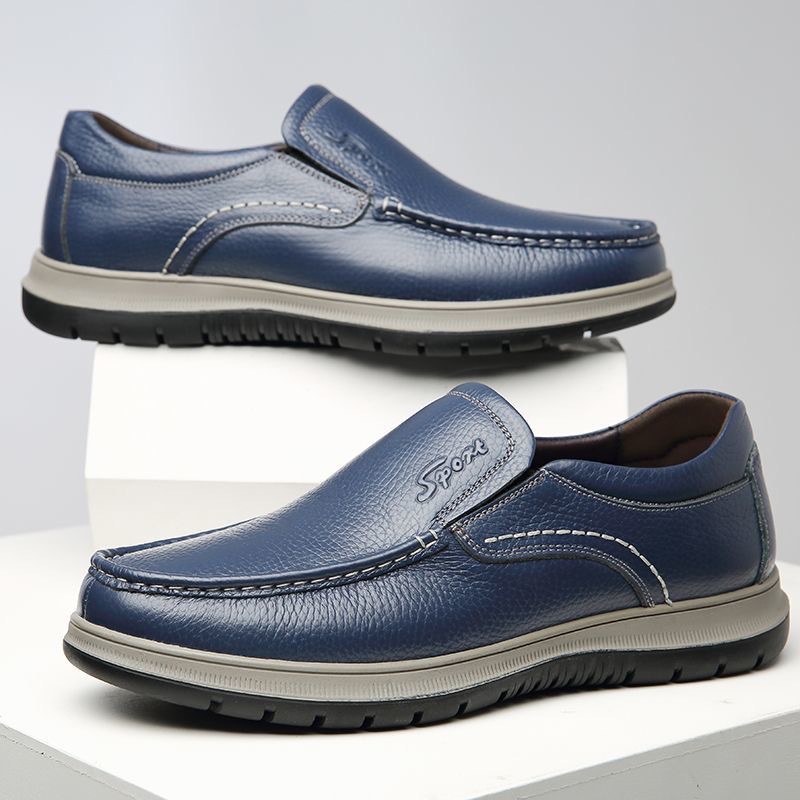 Men's Casual Leather Loafers Driving Shoes · YANYAN China shoe factory