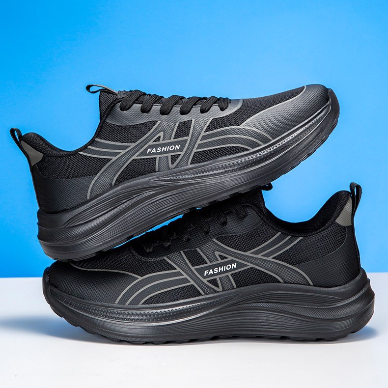 Men's Breathable Mesh Platform Sneakers · YANYAN China shoe factory