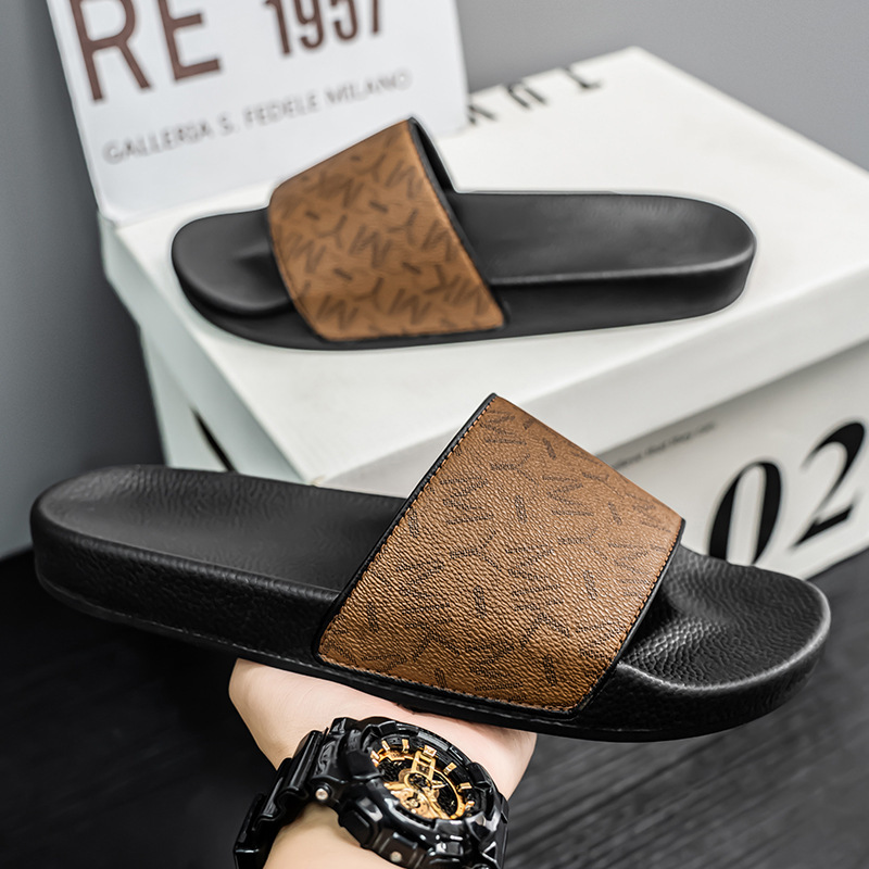 Men's Plus Size Printed Slide Sandals · YANYAN China shoe factory
