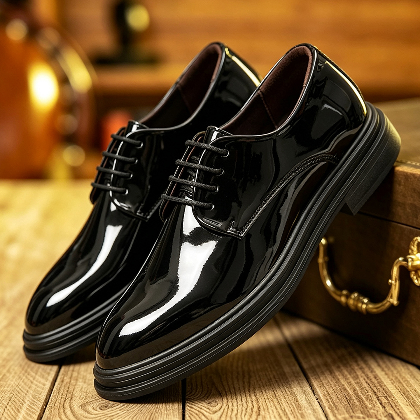 Men's Pointed Toe Leather Dress Shoes · YANYAN China shoe factory