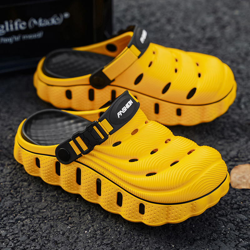 Unisex Two-Tone Beach Clogs · YANYAN China shoe factory