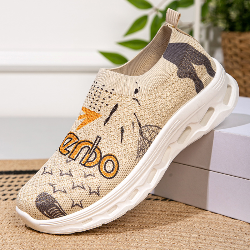 Men's Thick Sole Low Top Slip-On Casual Sneakers · YANYAN China shoe factory