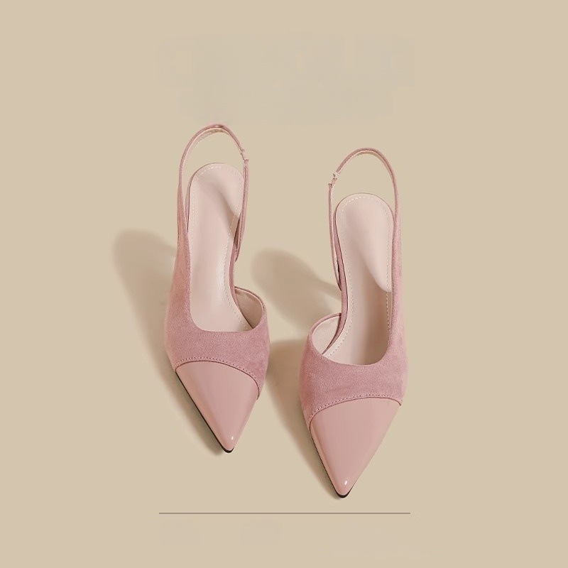 Women's Pointed Toe Slingback Heels · YANYAN China shoe factory