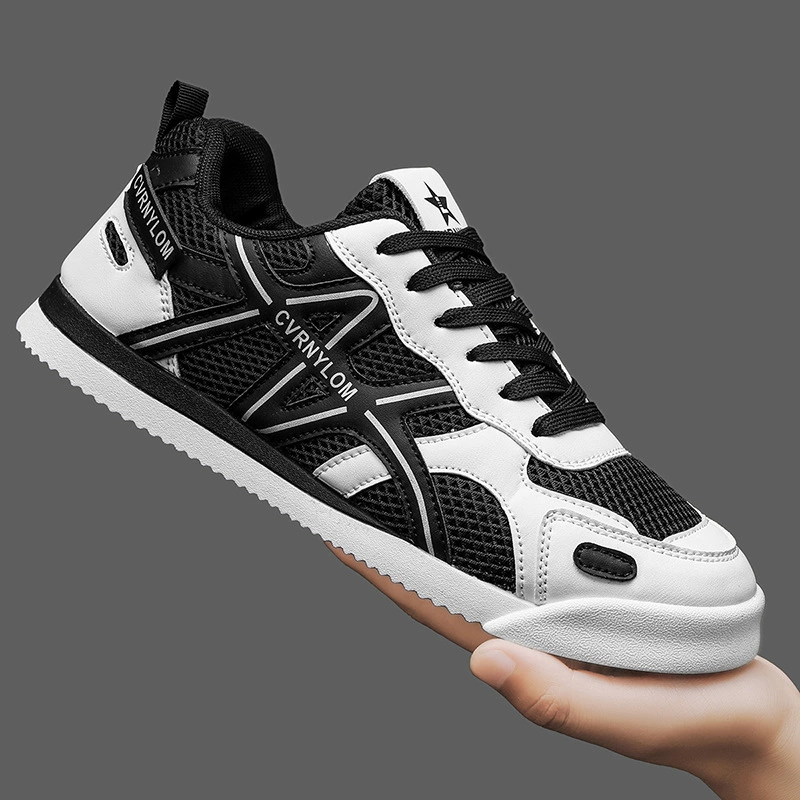 Verão 2026 Novo Sapatos de Agilidade Confortáveis Macios Masculinos, Tênis Esportivos Casuais Mesh Respirável Costurado