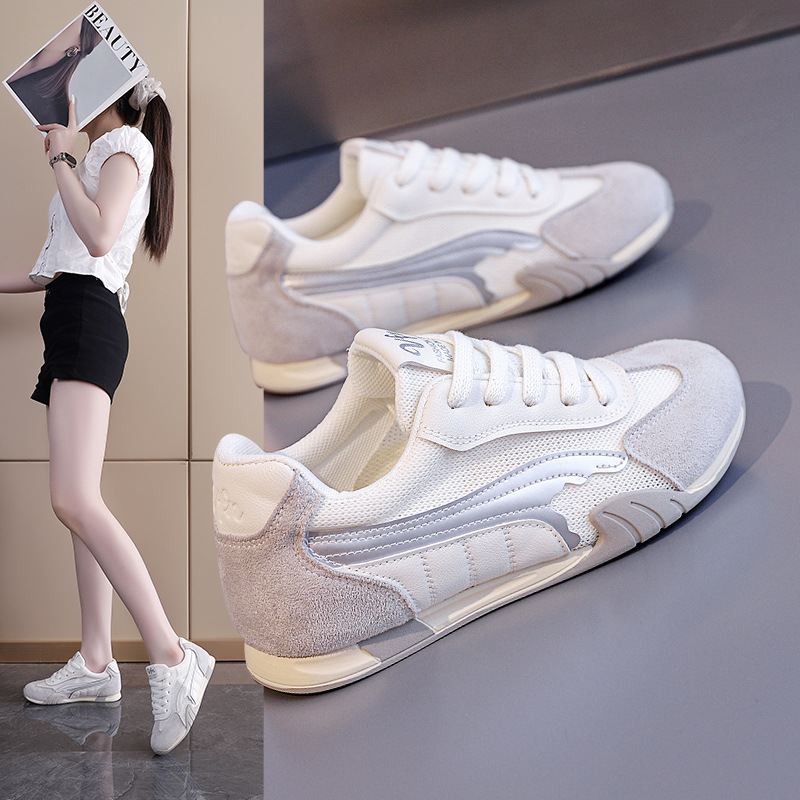 Women's Color Block German Trainer Shoes Thick Sole · YANYAN China shoe factory
